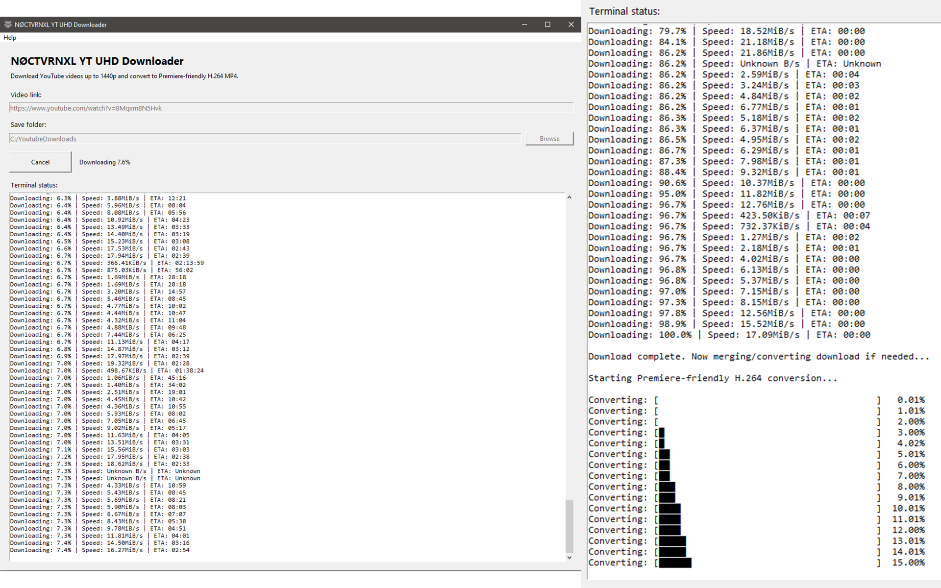 YT QHD Downloader